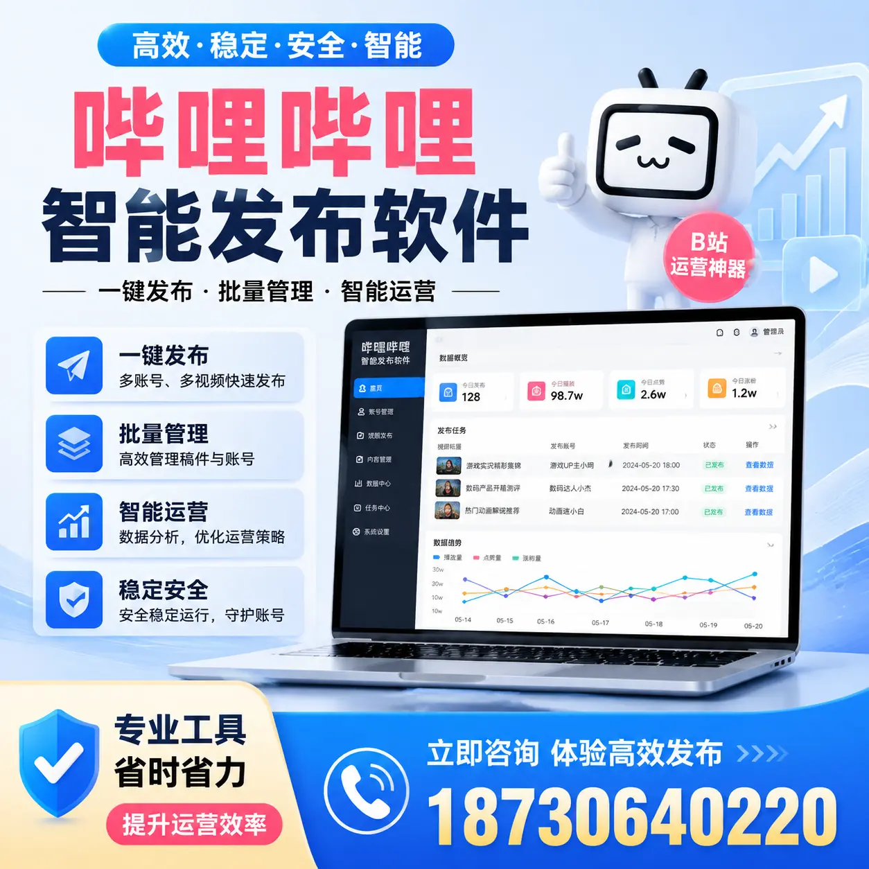 解密哔哩哔哩智能发布软件：功能与优势分析在 阿里